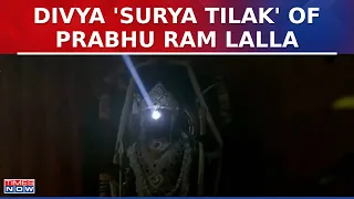 Ram Lalla Surya Tilak: Ayodhya Witnesses Massive Spectacle, Ram Lalla's Idol Graced By Sun Rays