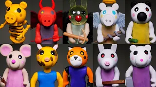 Making all Roblox Piggy Characters ➤ Part 4 ★ Polymer Clay Tutorial