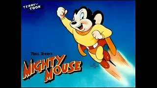 Mighty Mouse cartoon 1950s TERRYTOONS in HD 720P
