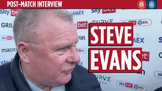 Steve Evans' reaction | Stevenage 1-0 Wycombe Wanderers