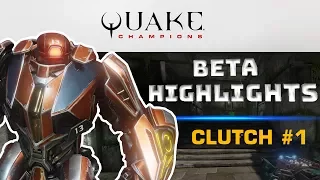 Quake Champions Gameplay Highlights in 4K - Clutch Gameplay #1