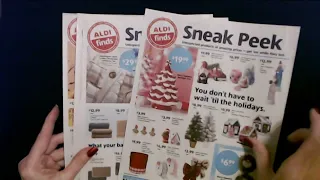 ASMR | Aldi Sneak Peek Sales Circulars Show & Tell 11-16-2023 (Whisper)