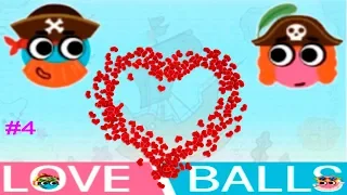 Влюблённые Шарики Love Balls прохождение #4 Пиратские Истории (уровни 109-144)