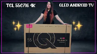 UNBOXING 55 INCH TCL QLED ANDROID TV 🤩