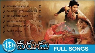 Varudu Movie Songs || Video Juke Box ||  Allu Arjun - Arya - Bhanu Sri Mehra || Mani Sharma Songs