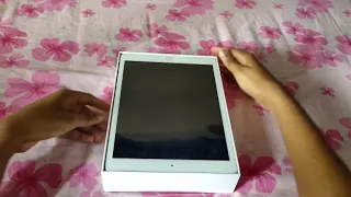 iPad 8th generation unboxing (silver)