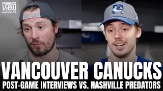 JT Miller & Arturs Silovs React to Canucks INSANE GM4 Comeback Overtime Win vs. Nashville Predators