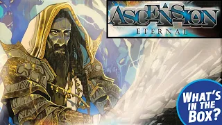 ASCENSION ETERNAL Deck Building Game Unboxing