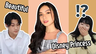 Pure Beauty Filipina Disney Princess | Korean reacts to Francine Diaz tiktok