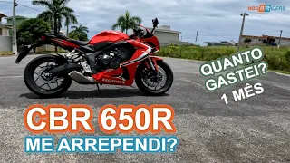 CBR 650R APÓS 1 MÊS DE USO. QUANTO GASTEI, SEGURO, UPGRADES, CONSUMO E OPINIÃO SINCERA. VALE A PENA?