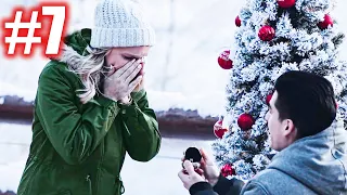 14 MOST AMAZING CHRISTMAS MARRIAGE PROPOSALS! Holiday Engagement Surprises Compilation Review