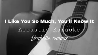 Ysabelle - I Like You So Much, You'll Know It (Acoustic Karaoke)