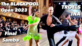 Troels Bager - Ina Jeliazkova | Final Samba | The Blackpool Open 2023 | WDO Professional Latin