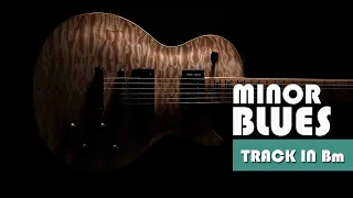 Chill Slow Minor Blues Jam - Guitar Backing Track in Bm