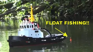 RC BOAT FISHING WITH UNDERWATER CAM