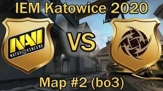 Пройдут ли НАВИ в ФИНАЛ ЛУЗЕРОВ? | Navi vs NIP Map #2 bo3 Train | IEM Katowice 2020 by Neosporimiy