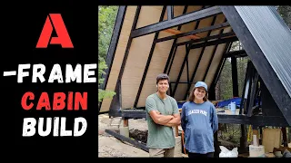 Building A Frame Cabin , Couple's Journey to Find Their Dream A-Frame Cabin , Construction Cabins