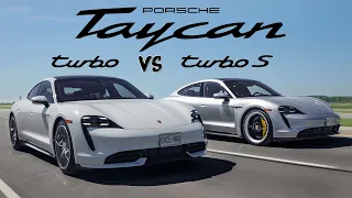 Taycan Turbo vs Turbo S Review - Better than a Porsche 911 Turbo S!
