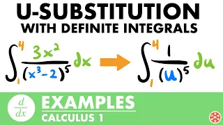 Definite Integrals Using U-Substitution Examples | Calculus - JK Math