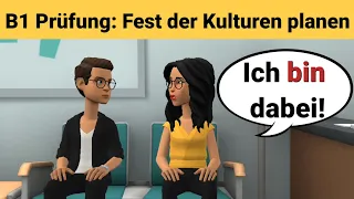 Mündliche Prüfung Deutsch B1 | Gemeinsam etwas planen/Dialog |sprechen Teil 3: Fest der Kulturen