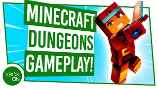 EXCLUSIVE Minecraft Dungeons Multiplayer Gameplay | Minecraft Dungeons Co-Op