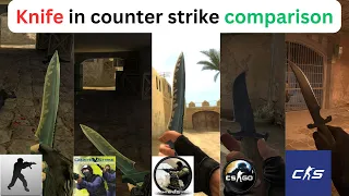 Knife in counter-strike: comparison