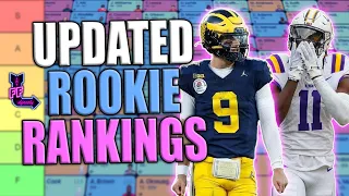 TOP 24 ROOKIE RANKINGS & TIERS (Superflex + TE Prem) - 2024 Dynasty Fantasy Football Rookie Draft