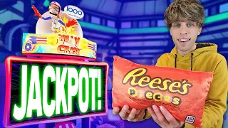 Winning EVERY Candy Plush At The Arcade - UNEXPECTED JACKPOT!