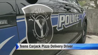 Young teens carjack pizza delivery driver