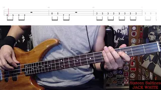 Sixteen Saltines by Jack White - Bass Cover with Tabs Play-Along