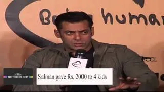 Salman Khan borrows money from bodyguard to help poor kids!