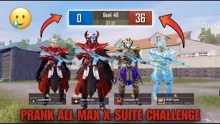 😂PRANK OFFLINE ALL MAX X-SUITS TDM ZERO KILL CHALLENGE🔥|SAMSUNG,A3,A5,J2,J3,J5,J7,S5,S6,J1,XMAX