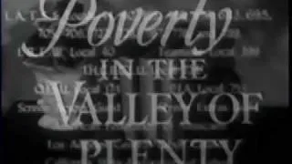 Poverty In The Valley of Plenty