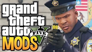 GTA 5 - Franklin Joins the Police Force - GTA 5 Police Mod (GTA 5 Funny Moments w/ Mods)