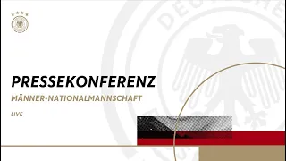Pressekonferenz der Nationalmannschaft mit Rudi Völler und Ilkay Gündogan