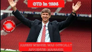 OTD in 1996 - Arsene Wenger was officially appointed Arsenal manager