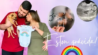 MEU BEBÊ ARCO-ÍRIS CHEGOU! Estou grávida! 😭🌈