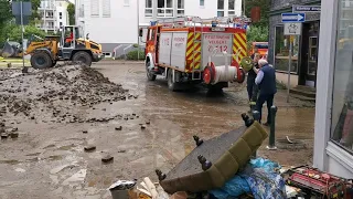 Velbert Langenberg nach dem Jahrhundertregen