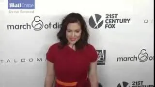 Alyssa Milano at the 2014 March Of Dimes...