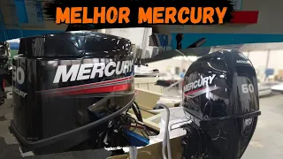 MELHOR MOTOR MERCURY ?! 50 HP OU 60 HP !!!