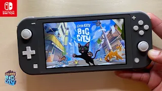 Little Kitty, Big City Nintendo Switch Lite Gameplay