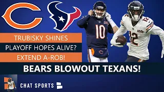 Bears Rumors & News After BLOWOUT WIN vs Texans: Mitch Trubisky, Allen Robinson, NFC Playoff Picture