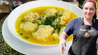 Когда МАЛО МЯСА и ЗАКАНЧИВАЕТСЯ МУКА. Мясо в тесте, цыганка готовит.