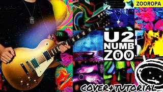 U2 - Numb (Guitar Cover + Tutorial) Zoo TV Tour Free Backing Track Line 6 Helix Las Vegas The Sphere