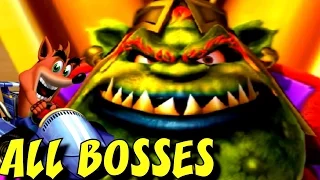 Crash Nitro Kart - ALL Boss Races + Cutscenes