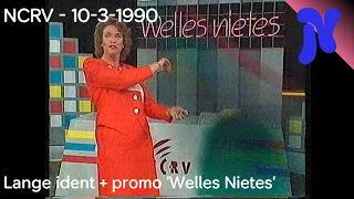 NCRV - Lange ident en promo 'Welles Nietes' (10-3-1990)