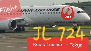 Japan Airlines Economy Class Boeing 787-9 | JAL 724 Kuala Lumpur - Tokyo Flight Report