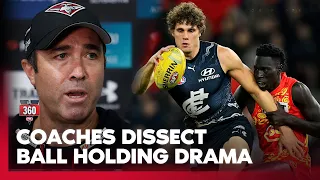 'We want consistency!' - Understanding the drama around holding the ball 🤔 | AFL 360 | Fox Footy