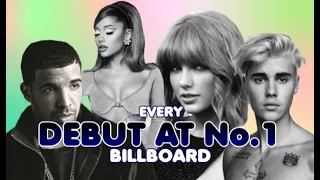 Billboard Hot 100 #1 Debuts (1995 - January 2023)