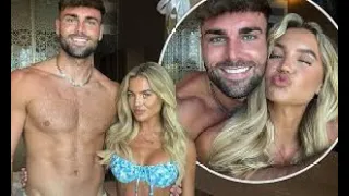 Love Island's Molly Smith with boyfriend Tom Clare and his sister on the beach in Dubai #AtoZmedia